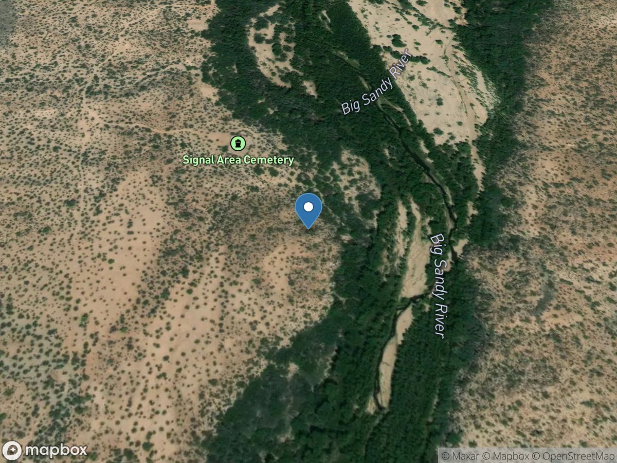 Big Sandy River near Wikieup, AZ location