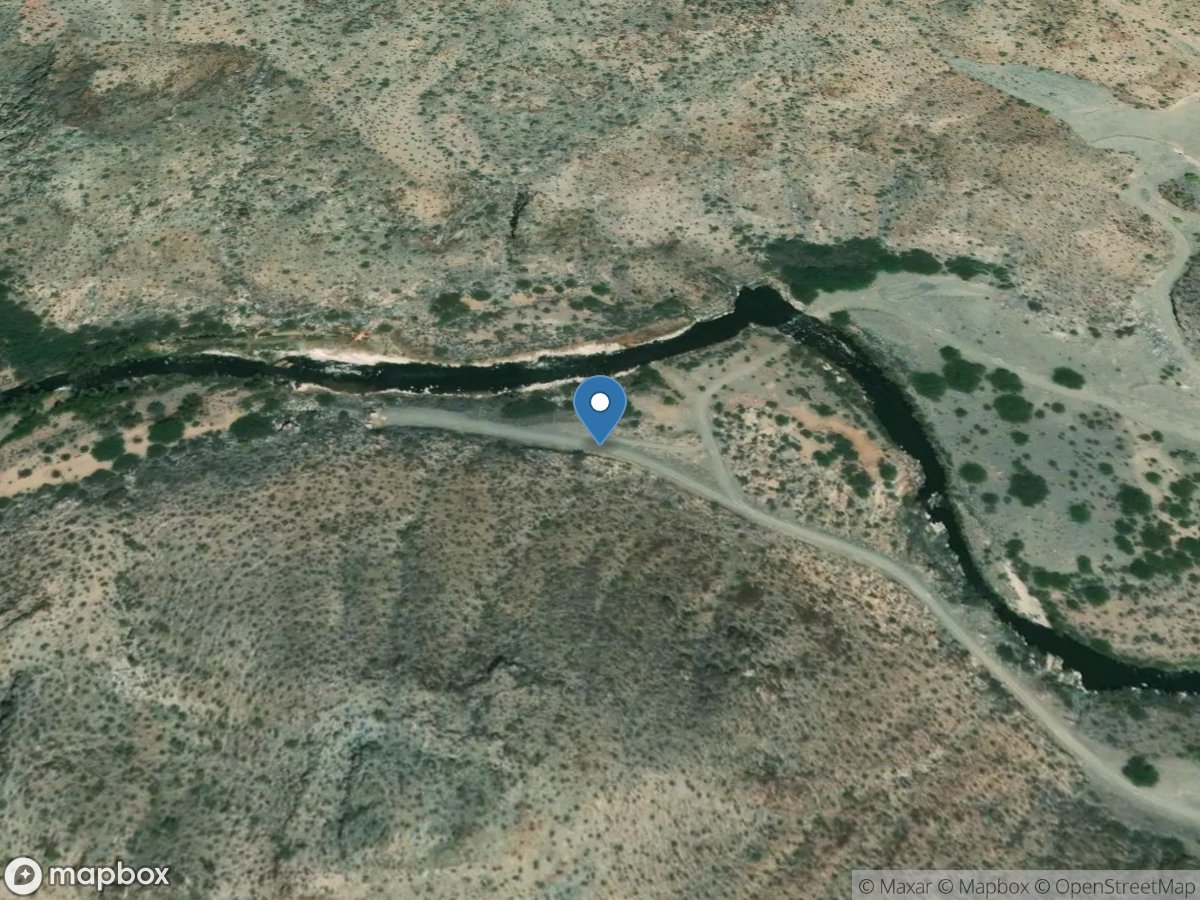 Bill Williams River below Alamo DAM, AZ location