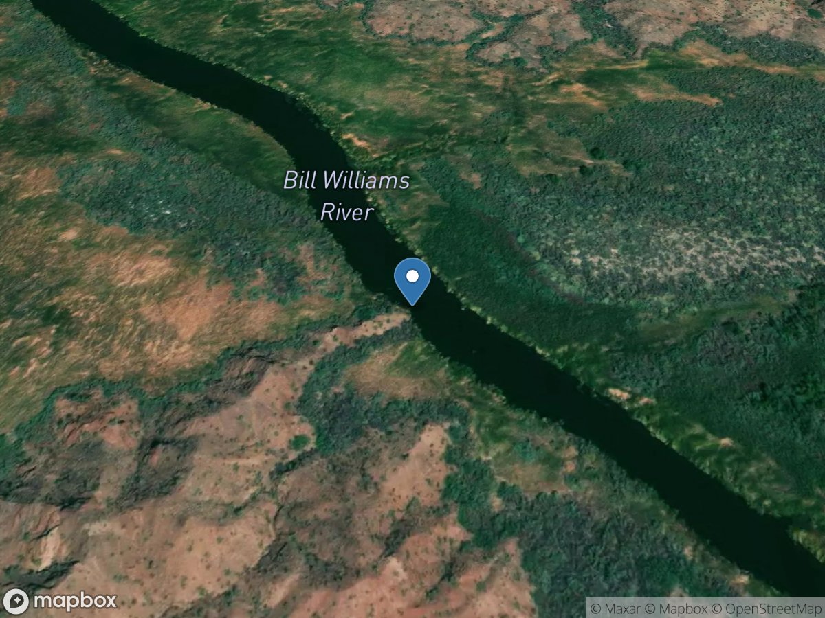 Bill Williams River at Lake Havasu, above HWY-95, AZ location