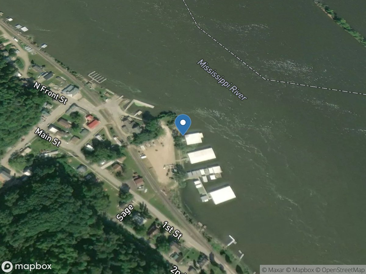 Mississippi River at Clayton, IA location