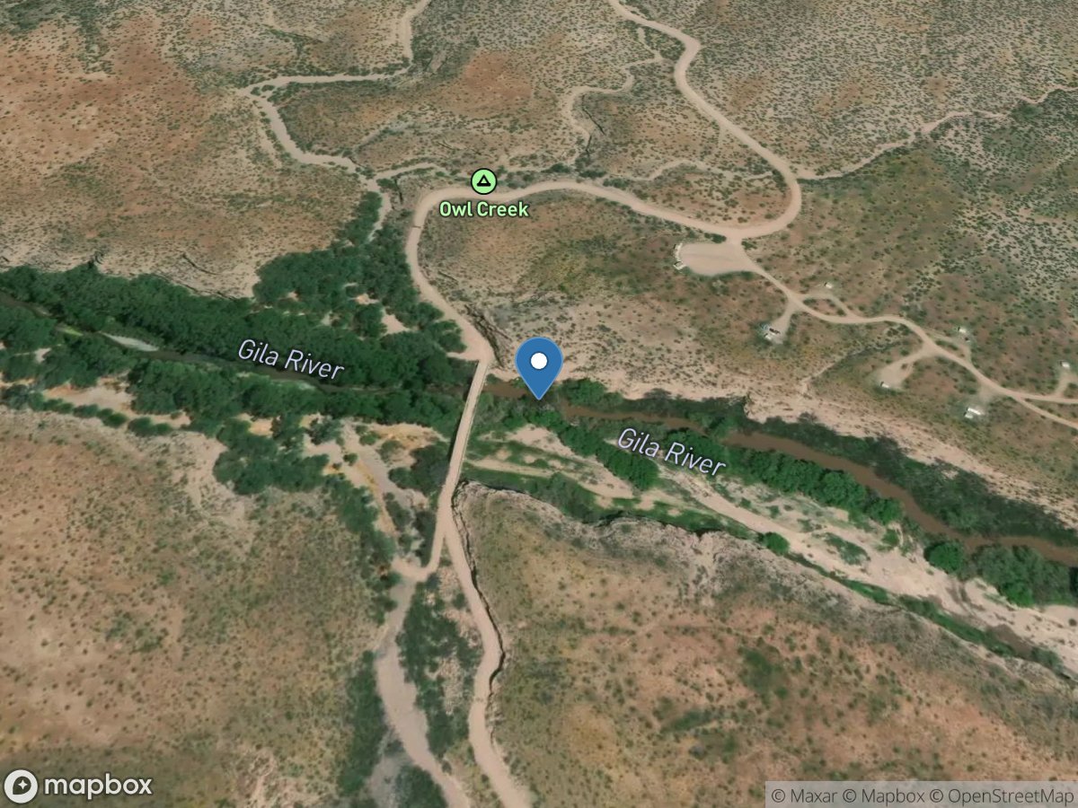 Gila River near Clifton, AZ location
