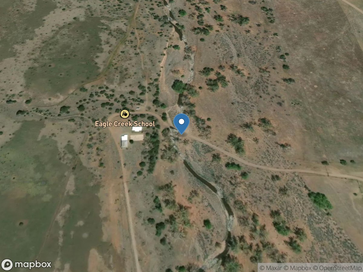 Eagle Creek at Eagle School RD, near Morenci, AZ location