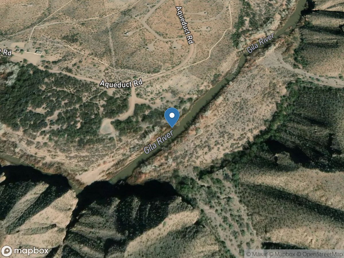 Gila River at Head of Safford Valley, near Solomon, location