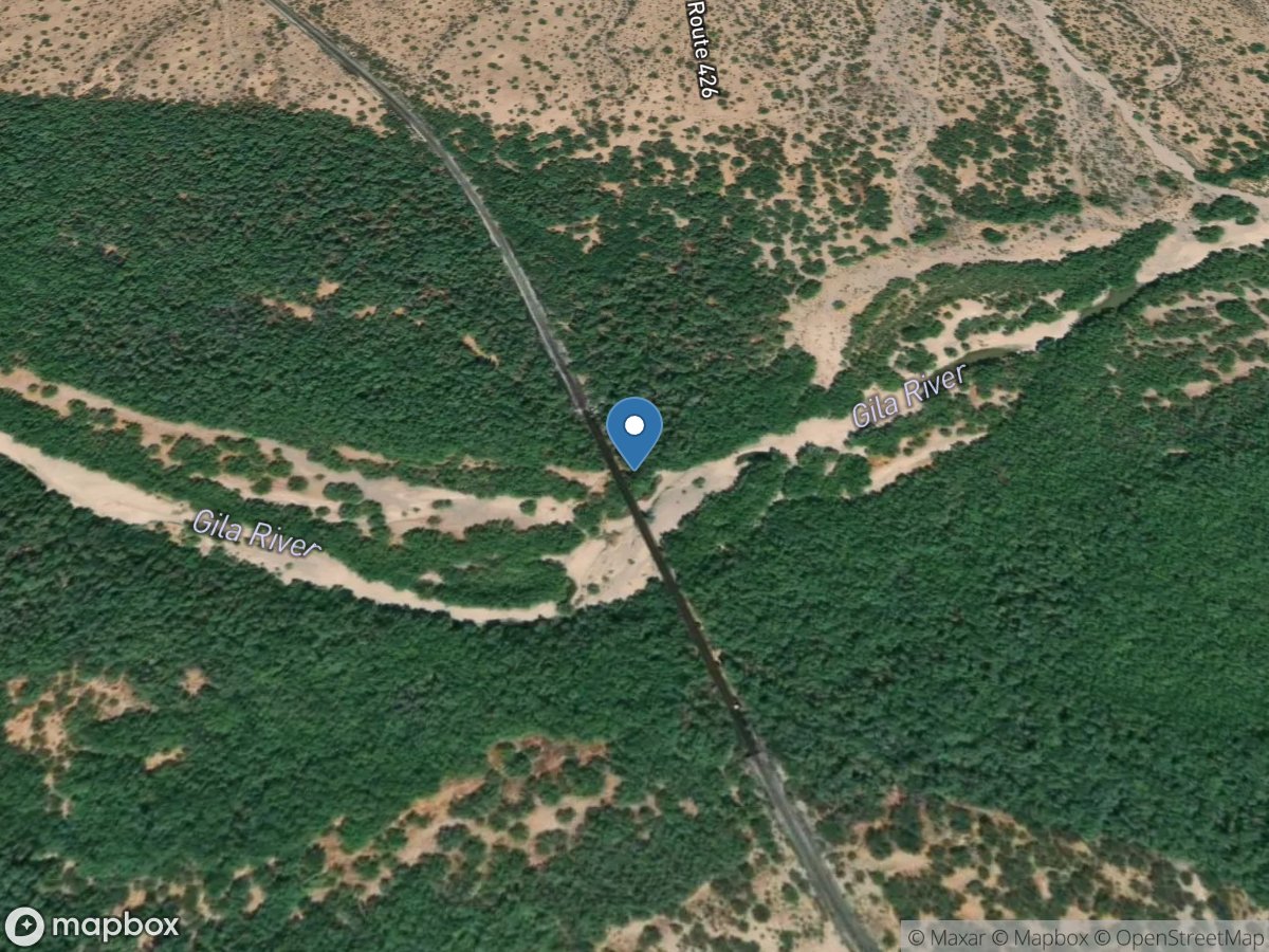 Gila River at Calva, Az. location