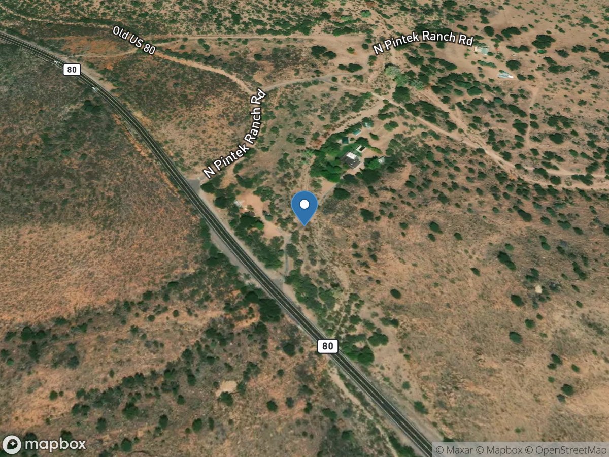 Banning Creek near Bisbee, AZ location