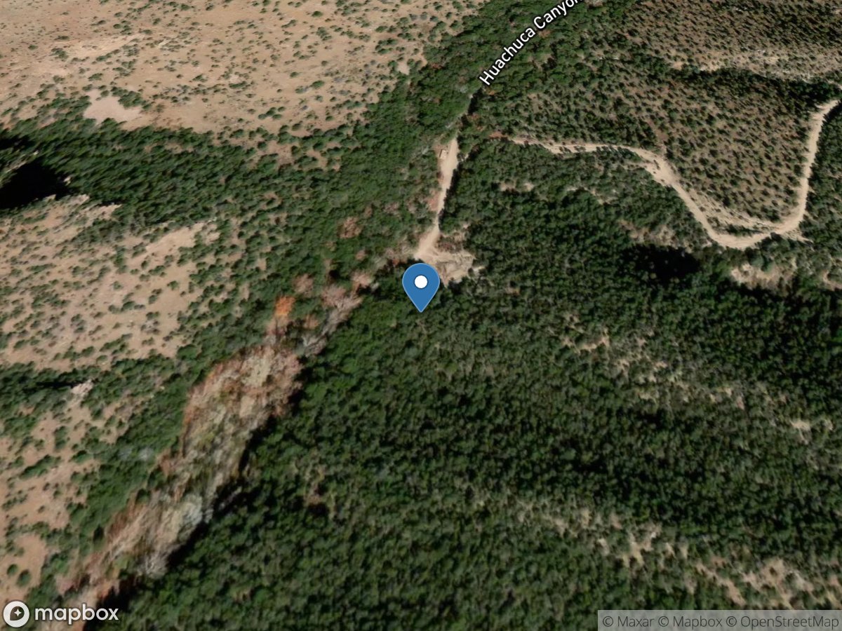 Huachuca Canyon near Fort Huachuca, AZ location