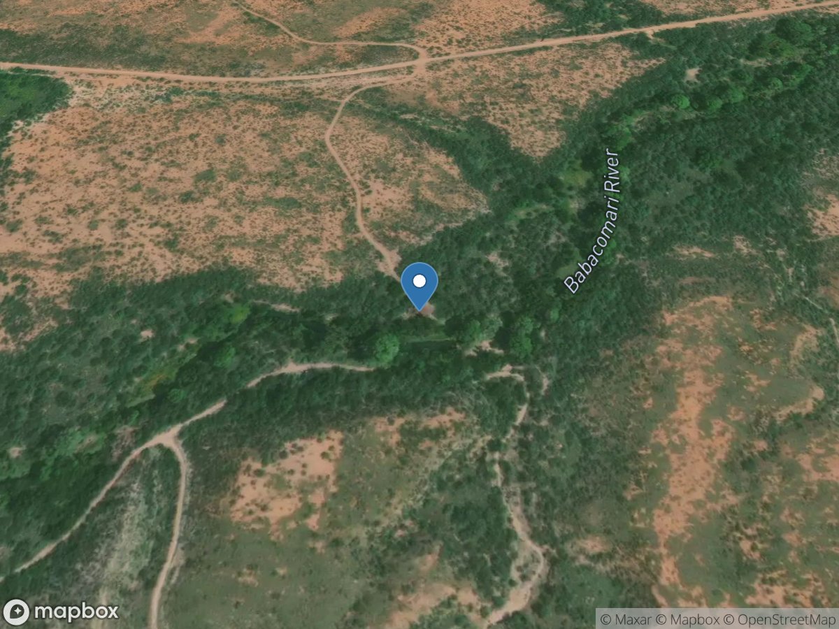 Upper Babocomari River near Huachuca City, AZ location