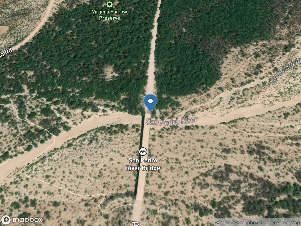 San Pedro River at Redington Bridge near Redington, AZ location