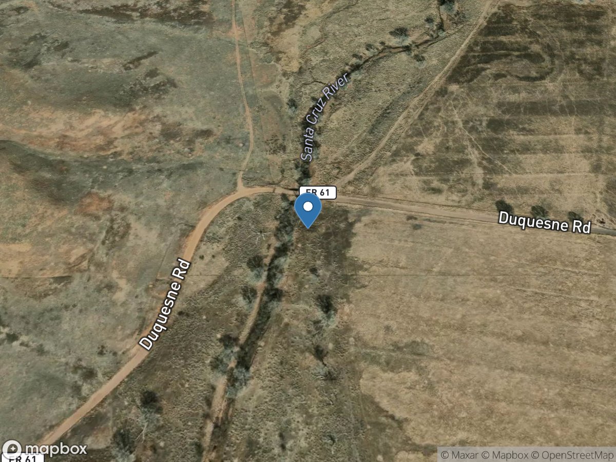 Santa Cruz River near Lochiel, AZ location