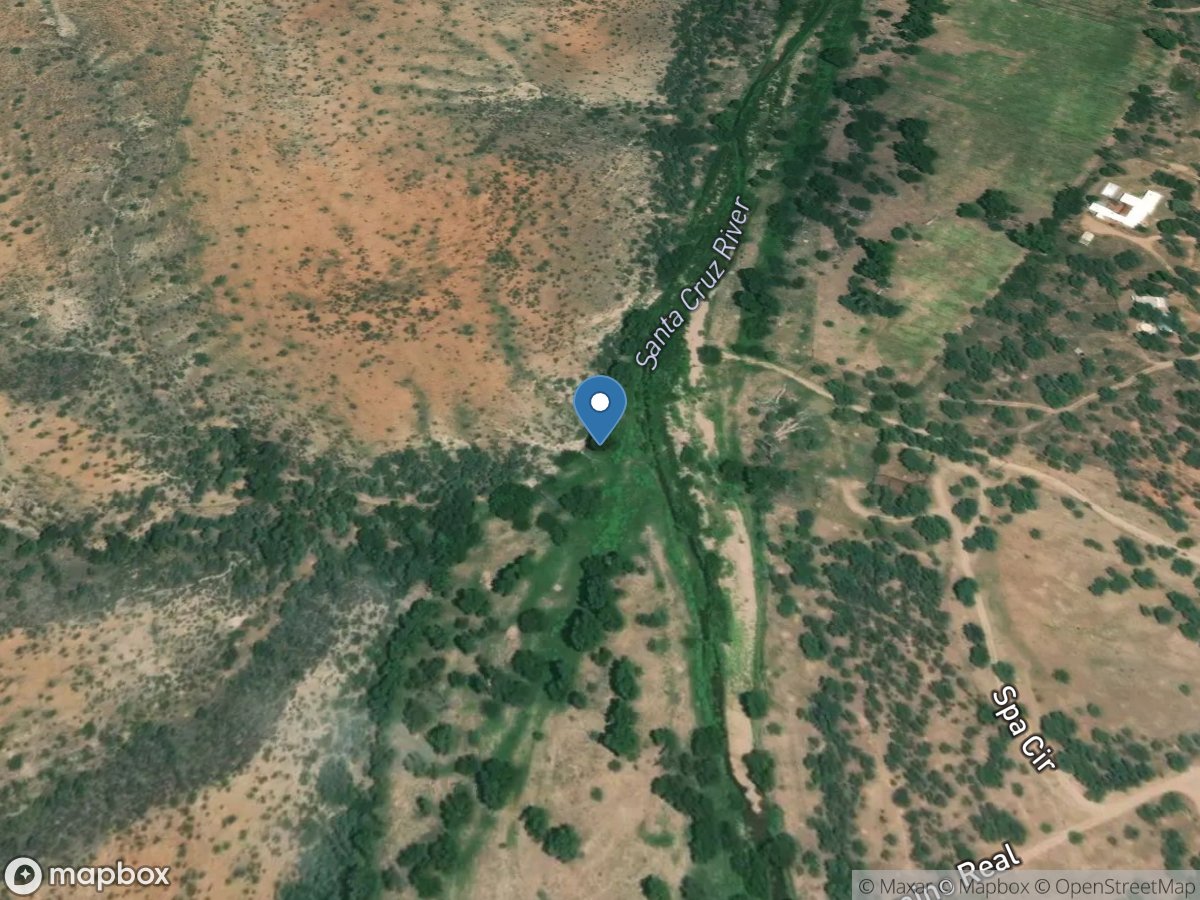 Santa Cruz River near Nogales, Az. location