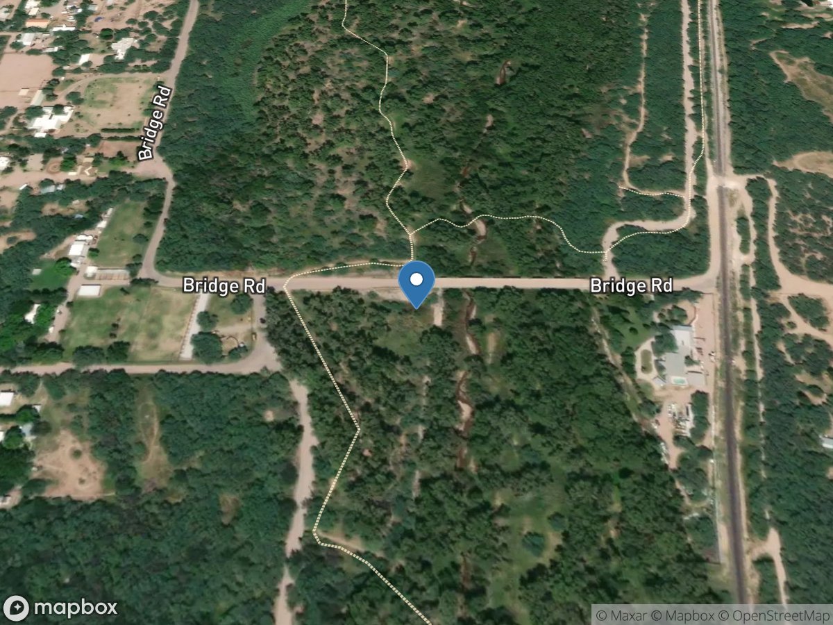 Santa Cruz River at Tubac, Az. location