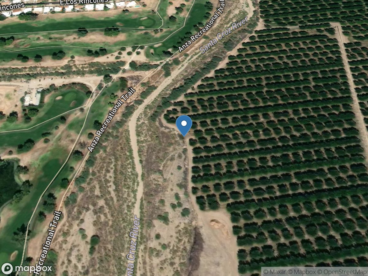 Santa Cruz River at Continental, AZ location