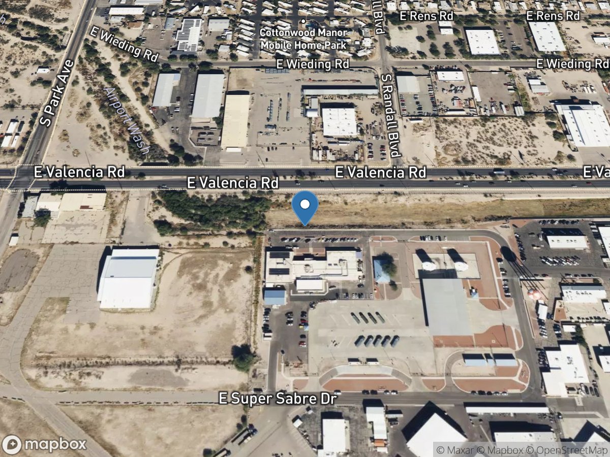 Airport Wash above Valencia Road at Tucson, AZ location