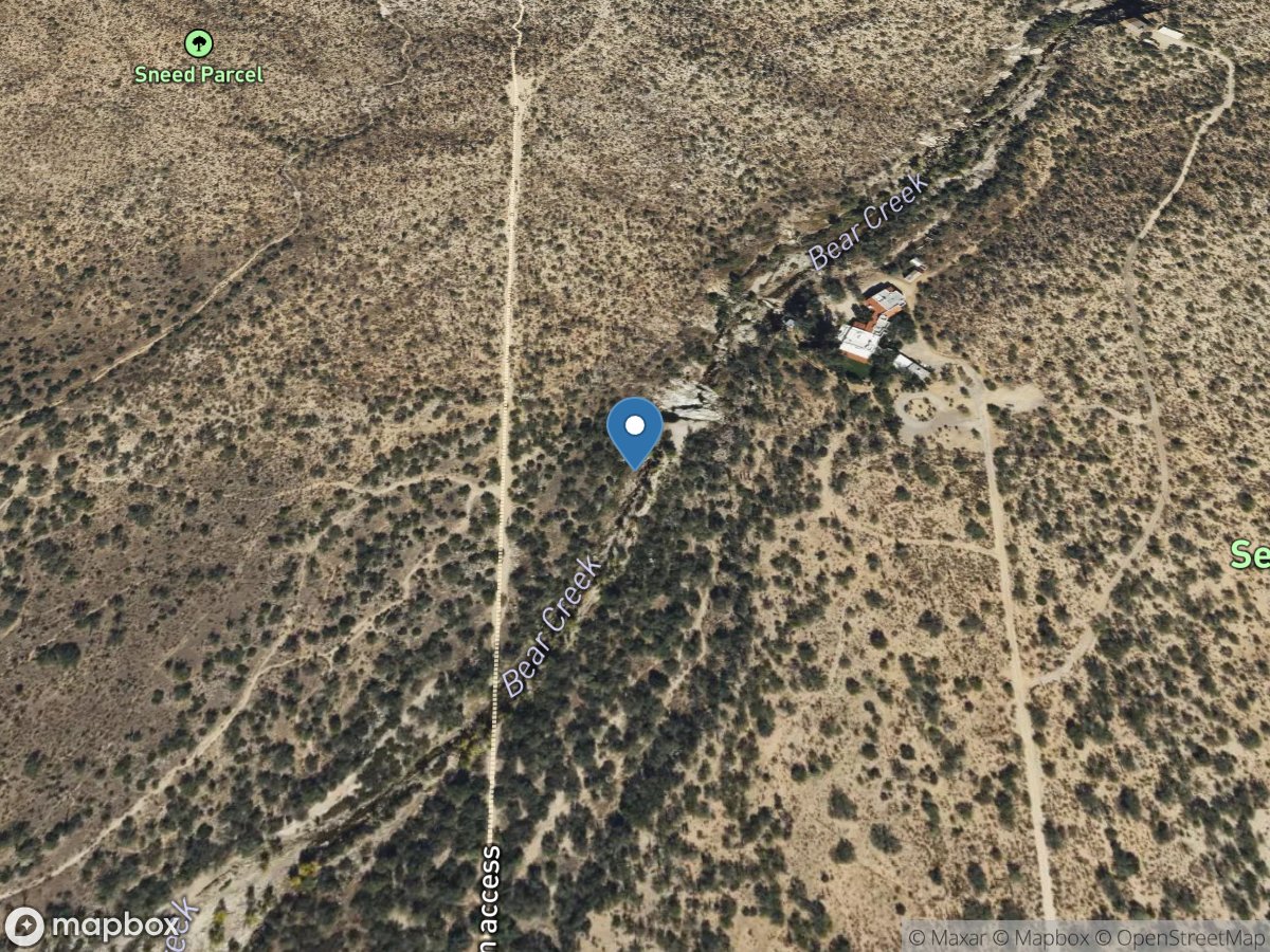 Bear Creek above Bear Canyon Road, near Tucson, AZ location