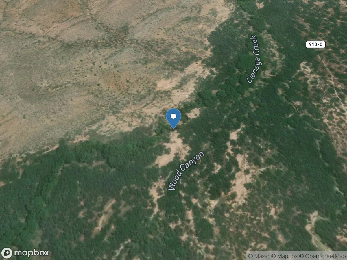 Cienega Creek near Sonoita, Az. location