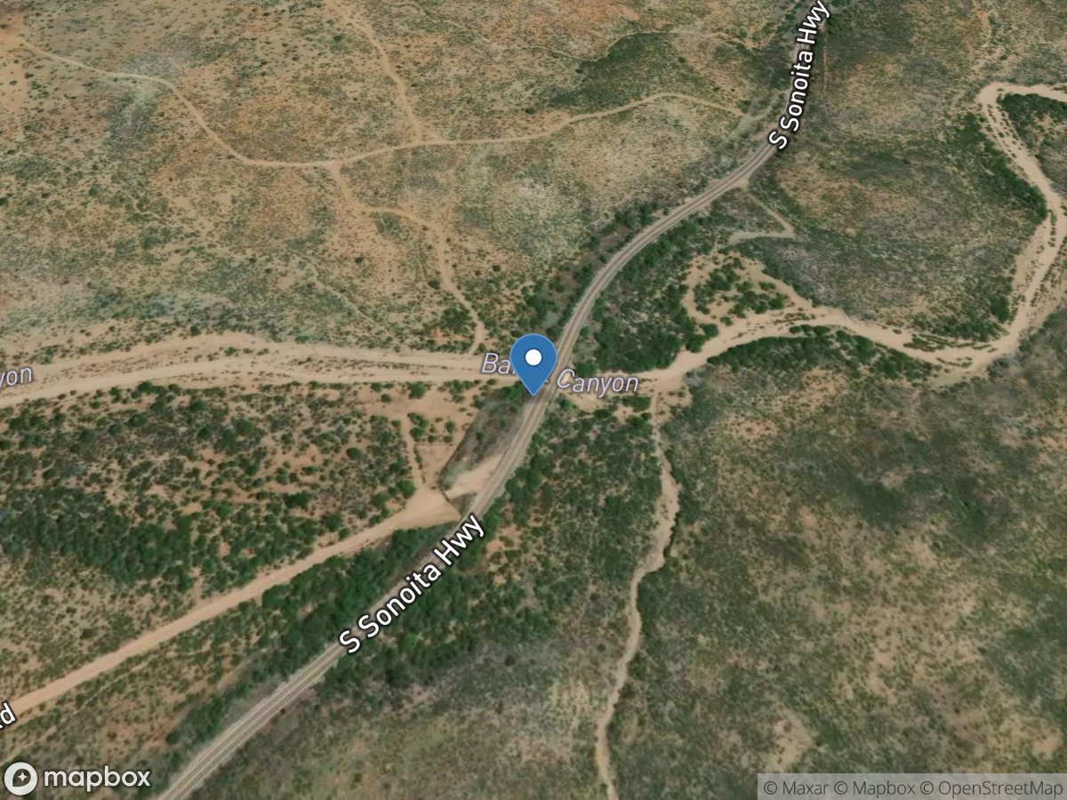 Barrel Canyon near Sonoita, AZ location