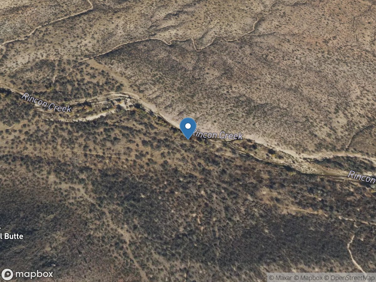 Rincon Creek near Tucson, Az. location