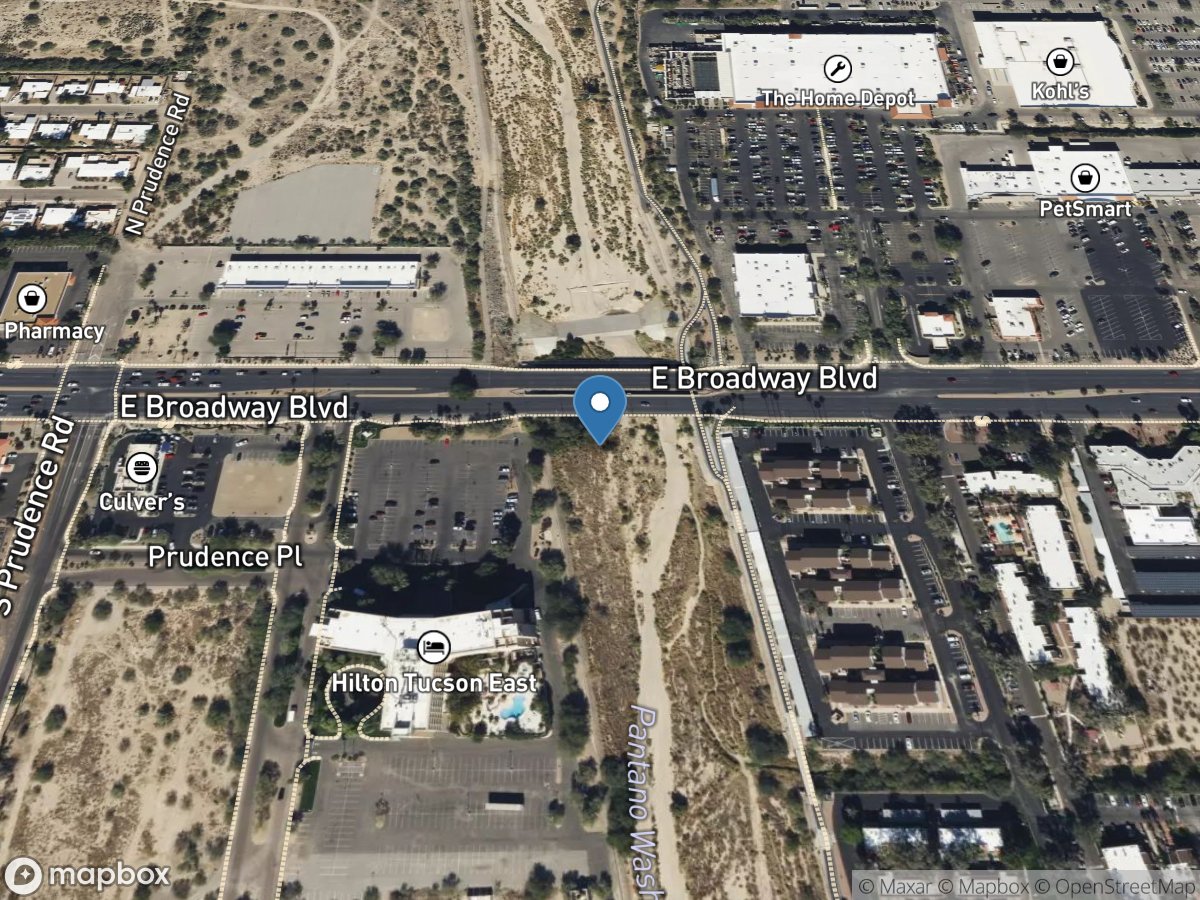 Pantano Wash at Broadway Blvd. at Tucson, Az. location