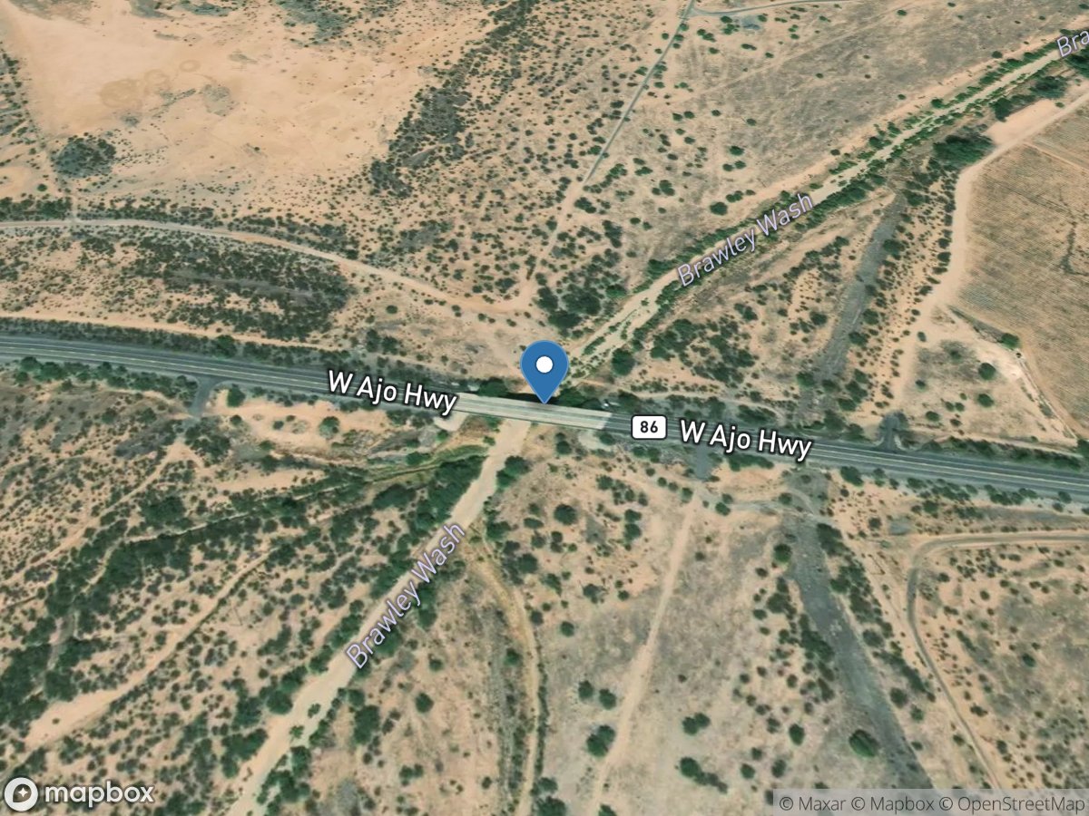 Brawley Wash near Three Points, Az. location