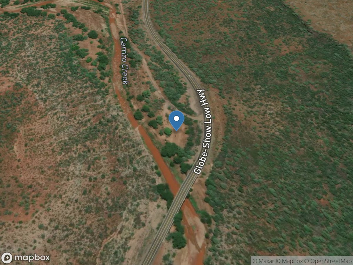 Carrizo Creek near Show Low, Az. location