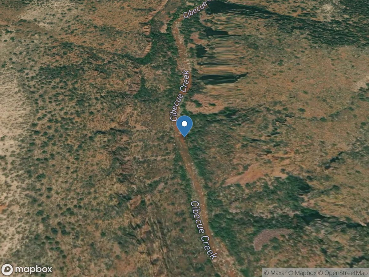 Cibecue Creek near Chrysotile, AZ location