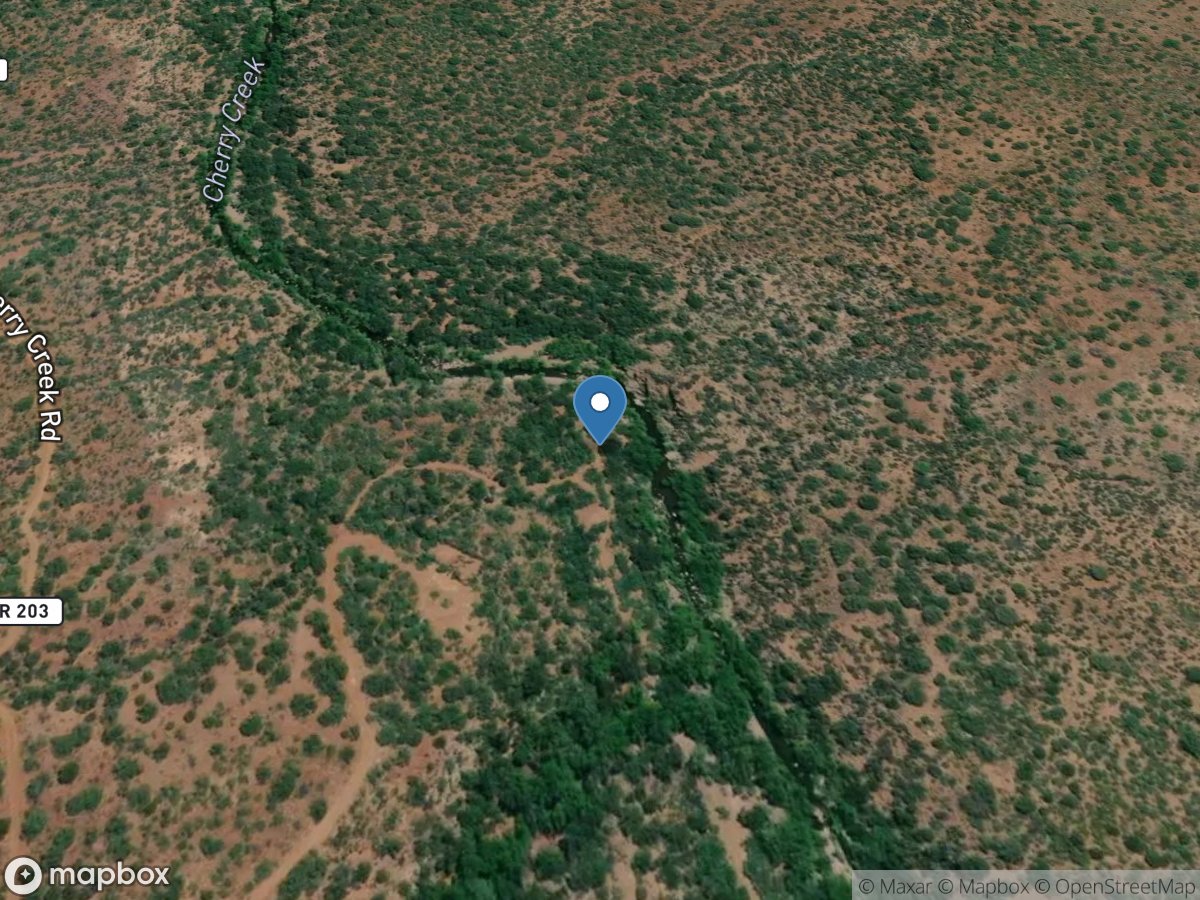 Cherry Creek near Globe, AZ location