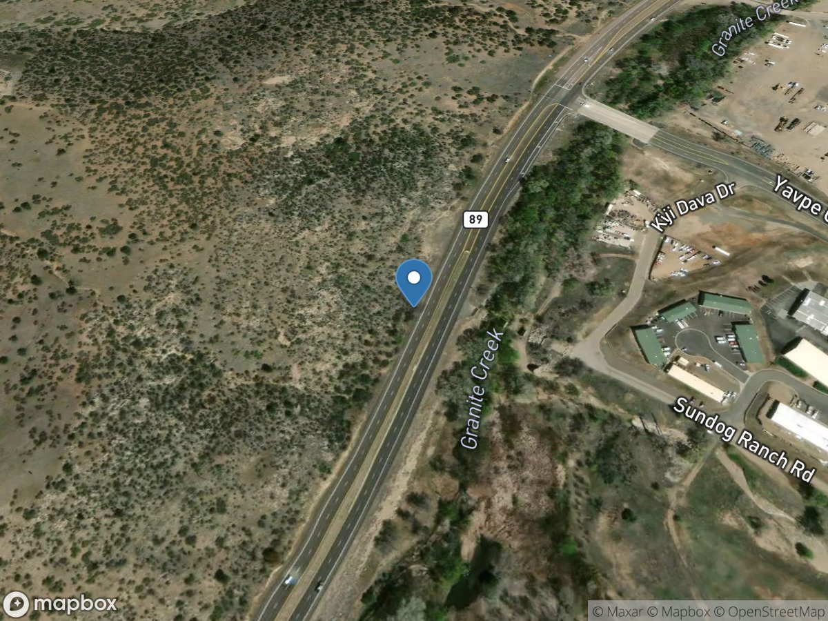 Granite Creek near Prescott, AZ location