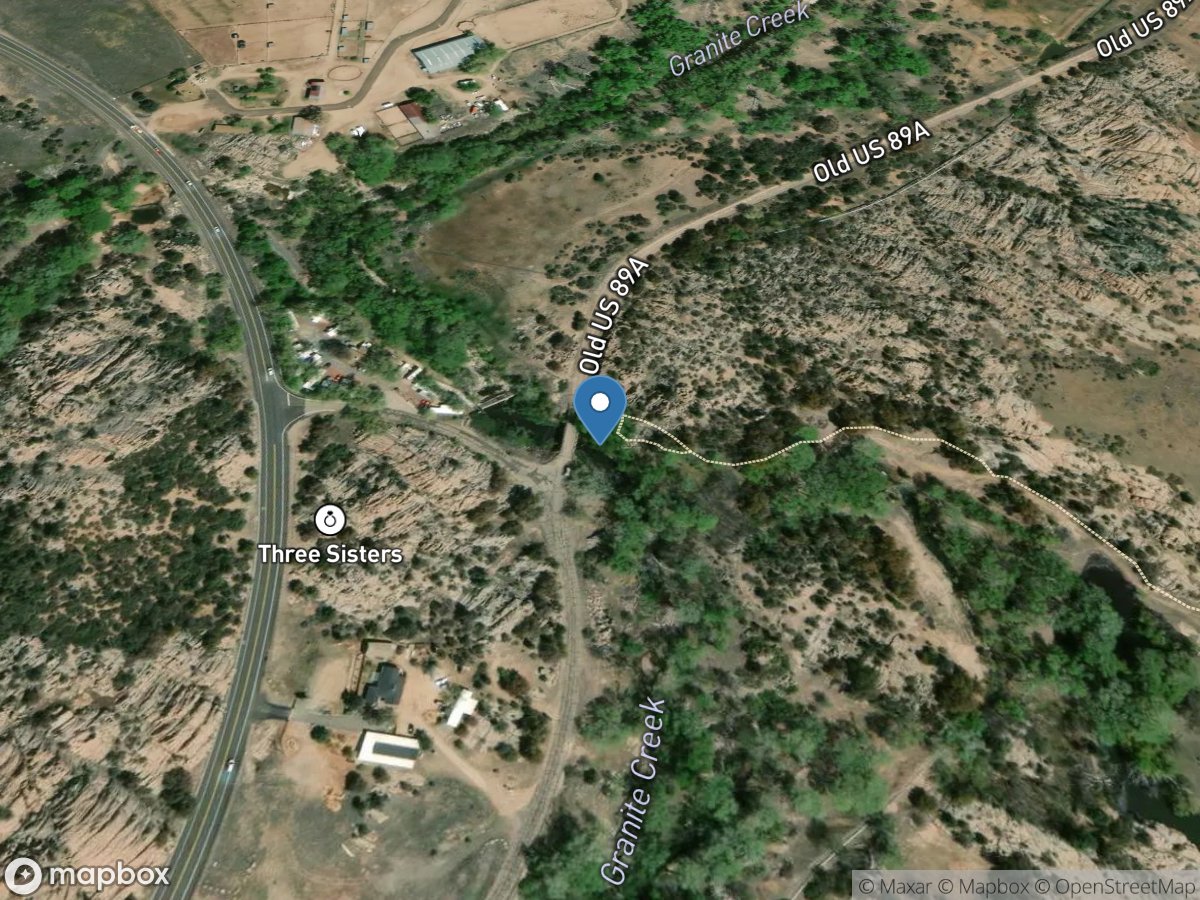 Granite Creek below Watson Lake near Prescott, AZ location