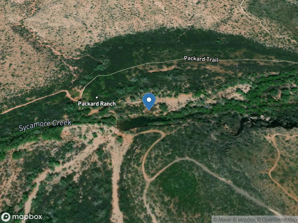 Sycamore Creek above Verde Rvr, near Clarkdale, AZ location