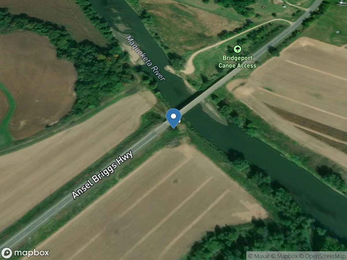 Maquoketa River near Maquoketa, IA location