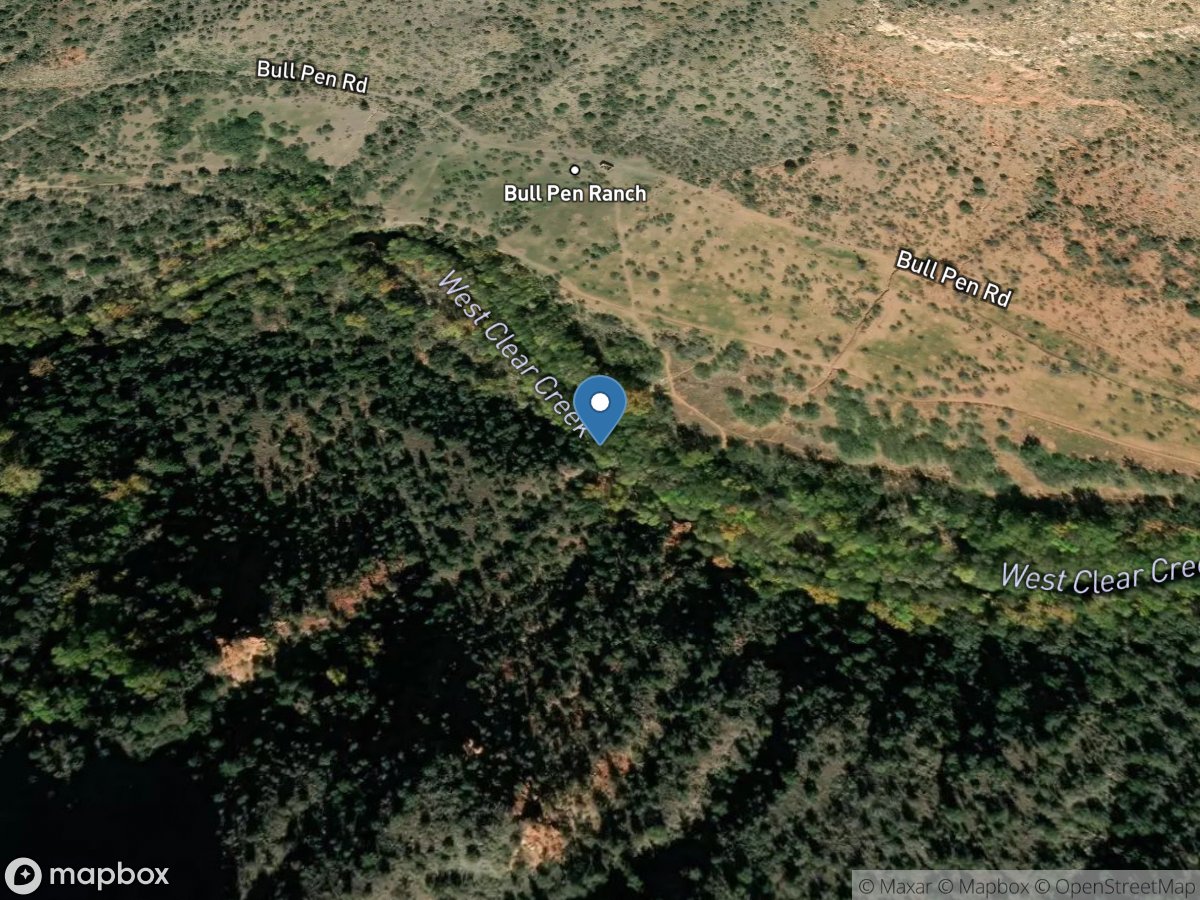 West Clear Creek near Camp Verde, AZ location