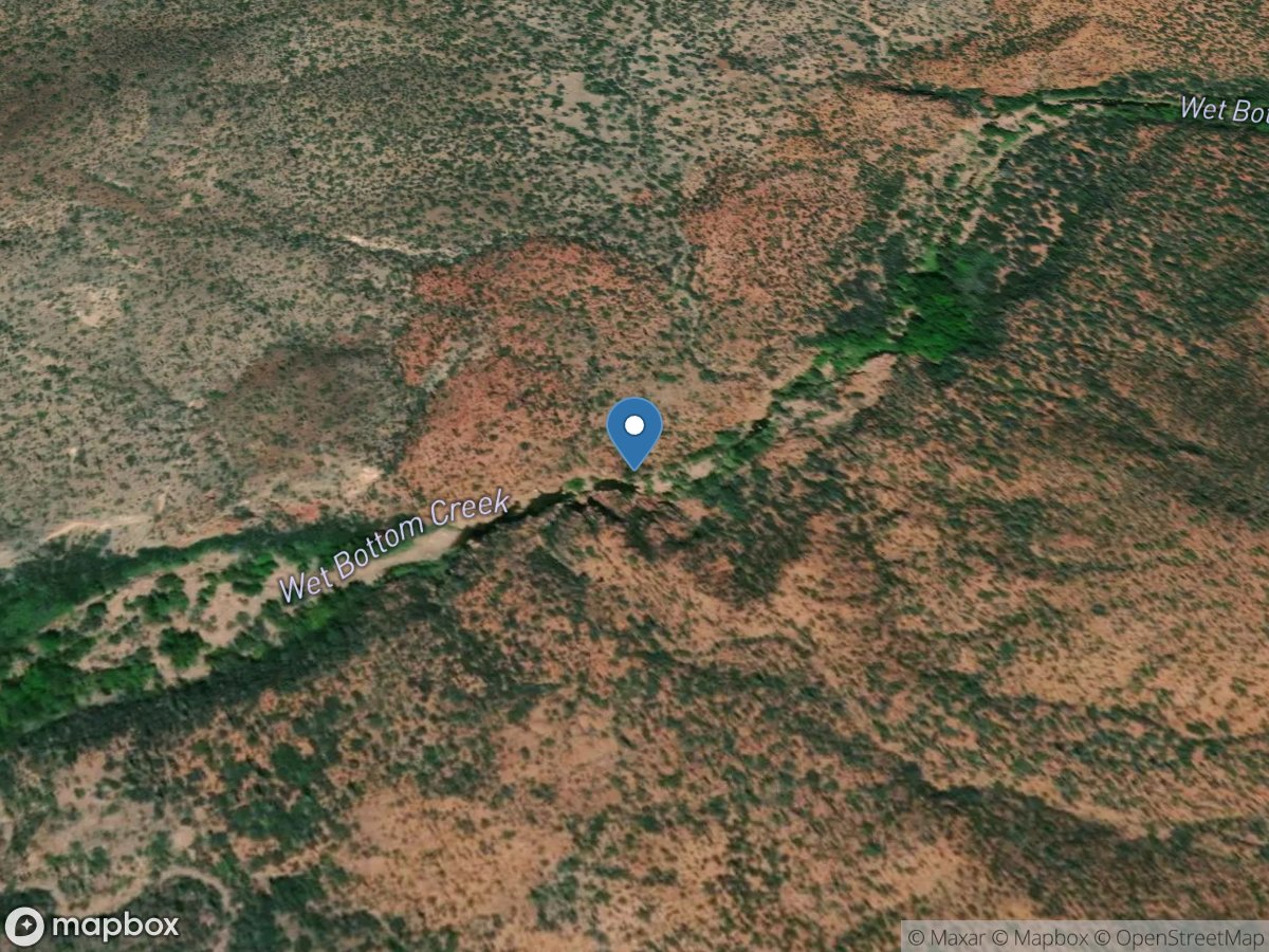 Wet Bottom Creek near Childs, AZ location