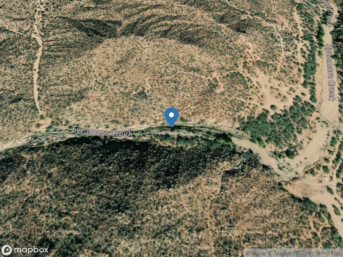 Sycamore Creek near Fort McDowell, AZ location