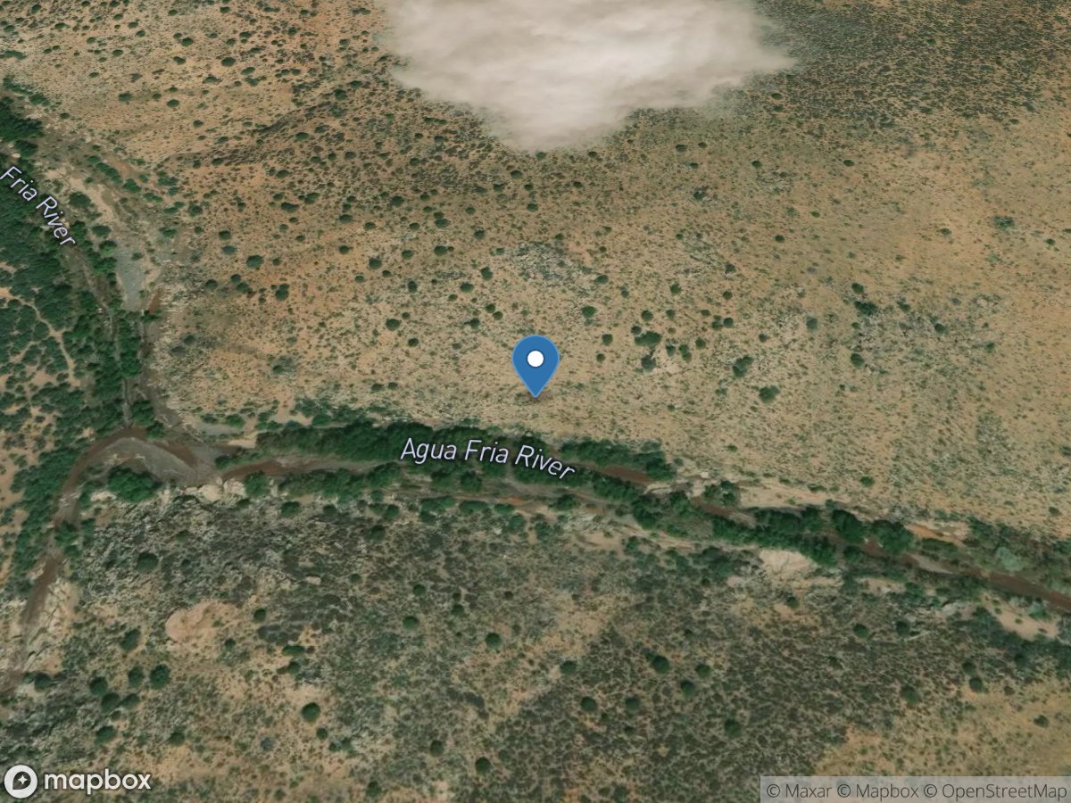 Agua Fria River near Mayer, AZ location