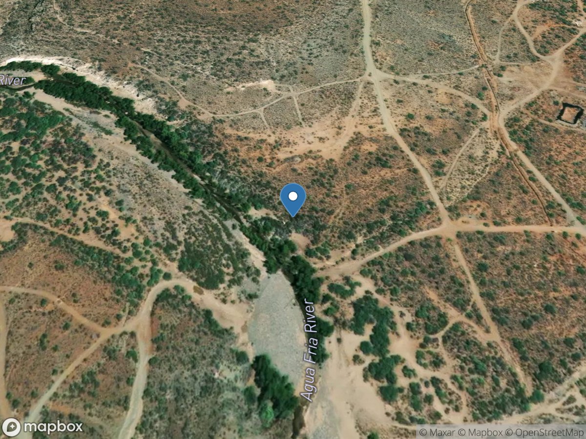 Agua Fria River near Rock Springs, AZ location