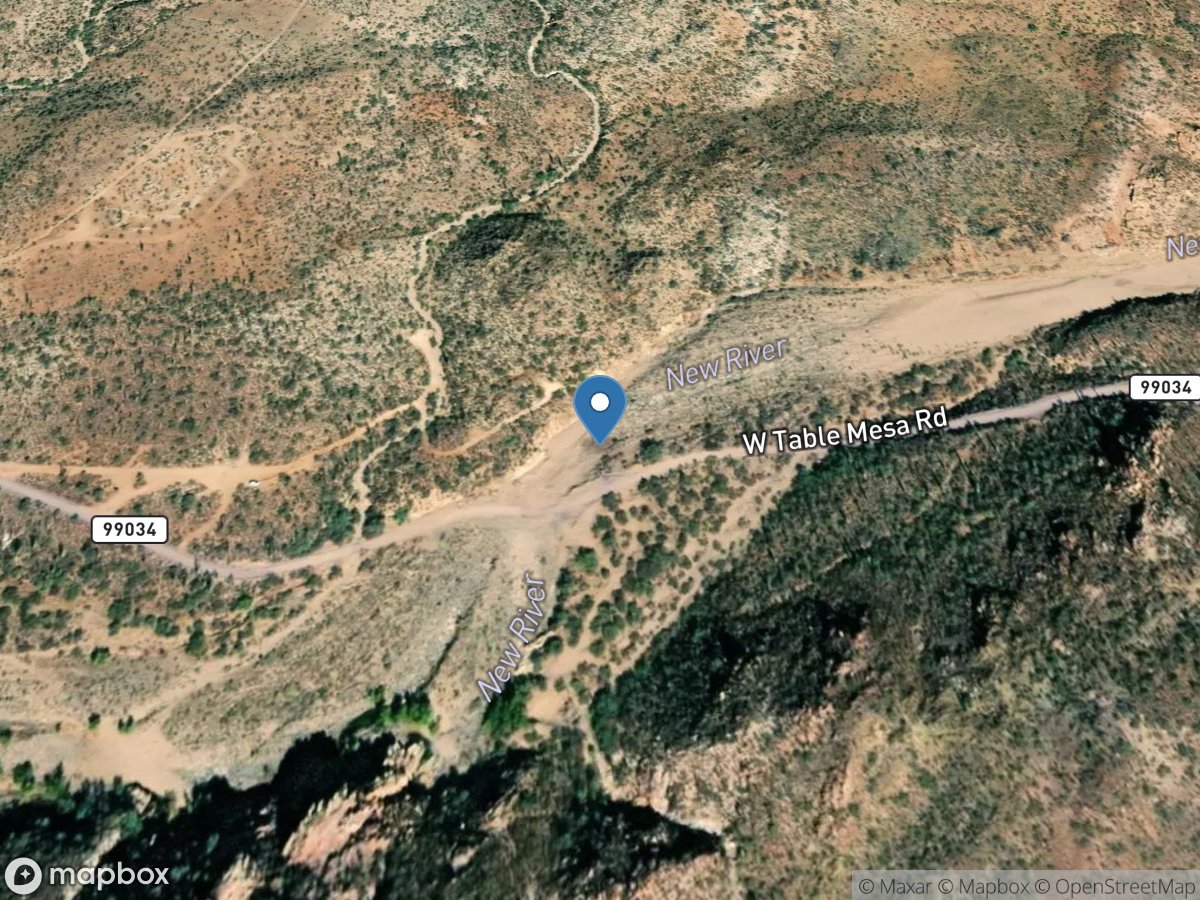 New River near Rock Springs, Az. location