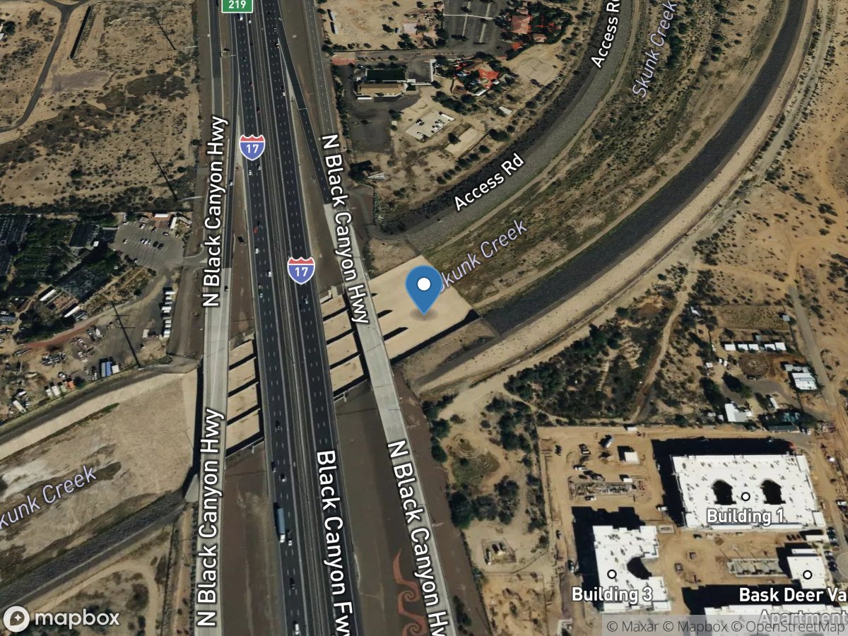 Skunk Creek near Phoenix, AZ location