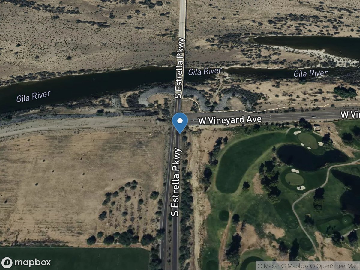 Gila River at Estrella Parkway, near Goodyear, AZ location