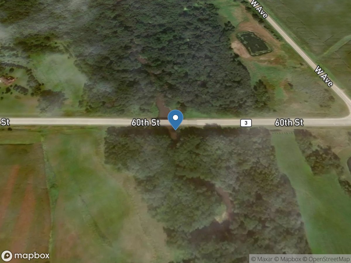 Little Wapsipinicon River near Oran, IA location