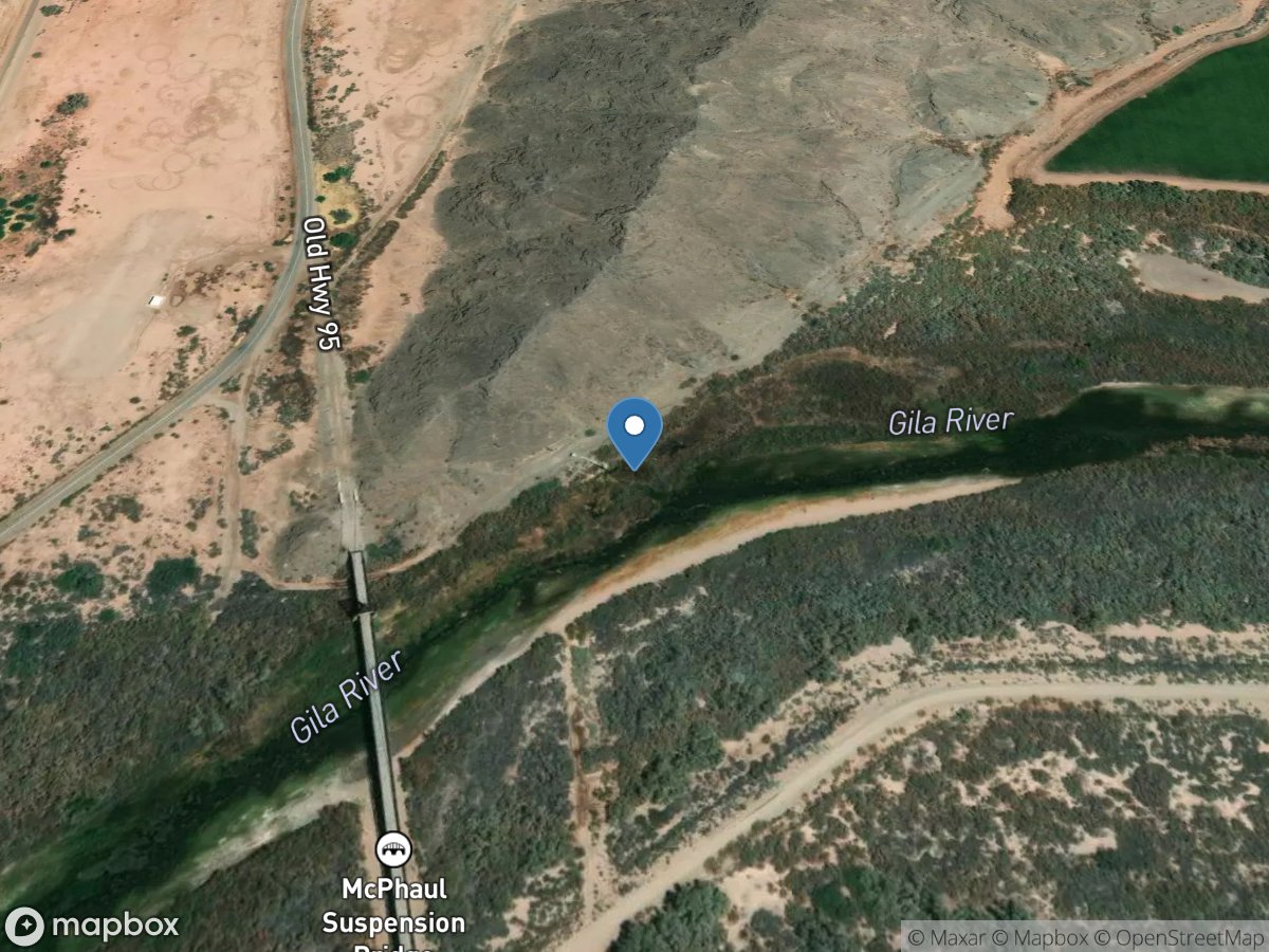 Gila River near Dome, AZ location