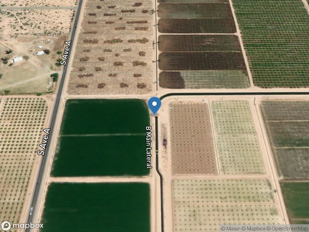 Unit B Canal near Yuma, AZ location