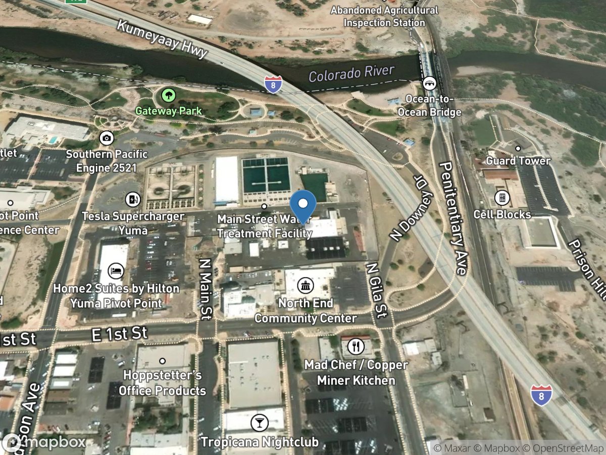 Diversion From Yuma Main Canal for Yuma Municipal location