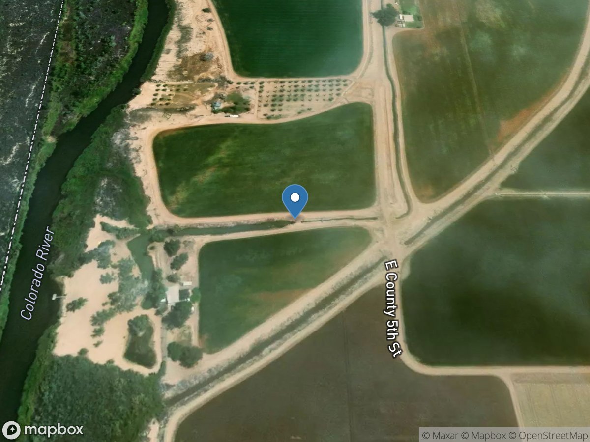 Levee Canal Wasteway near Yuma, AZ location