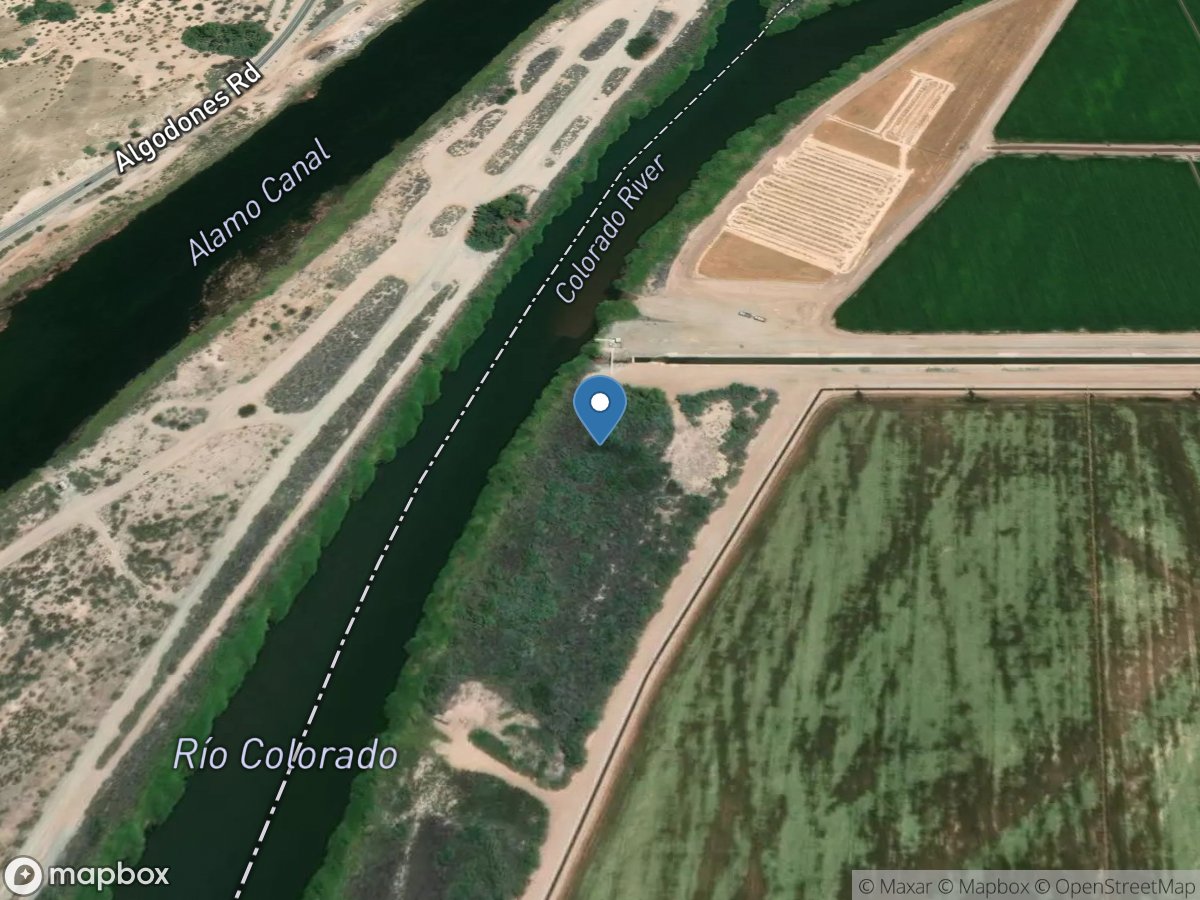 Main Outlet Drive Extension 2 above Morelos DAM, Az. location