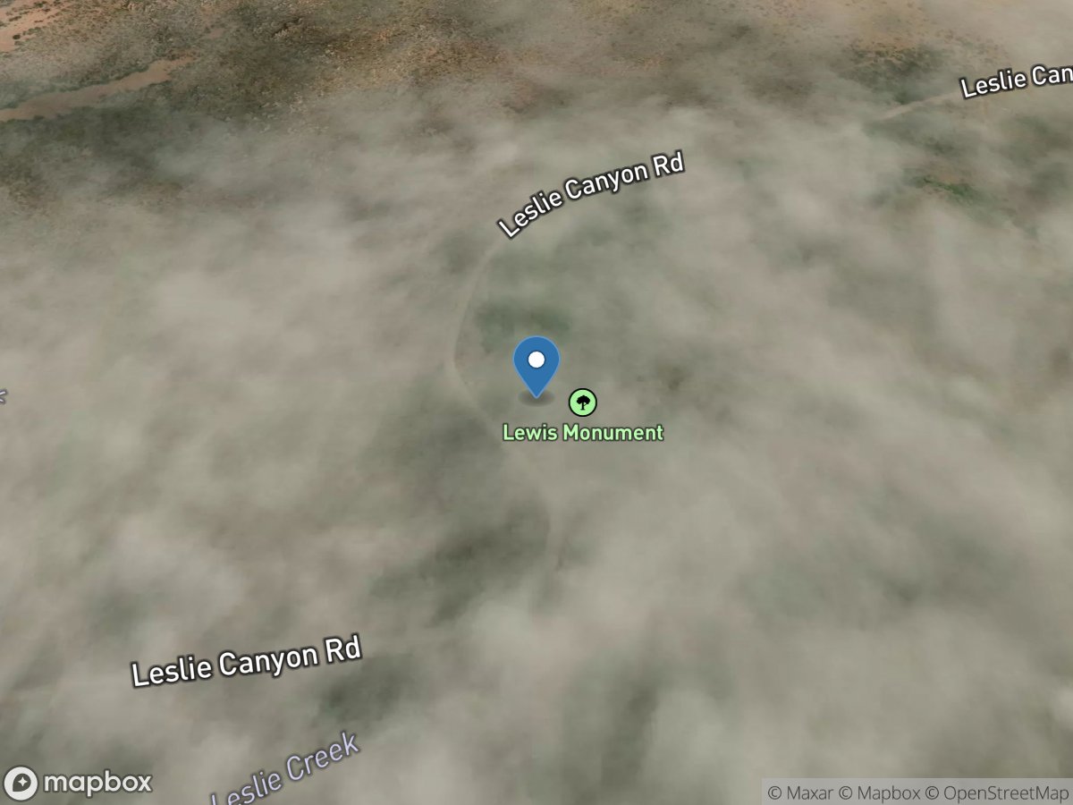 Leslie Creek near McNeal, Az. location