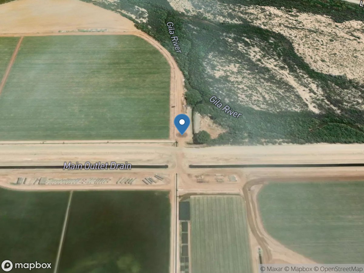 Canal Wasteway at East County 7-1/2 ST & Avenue 7-1/2 E location