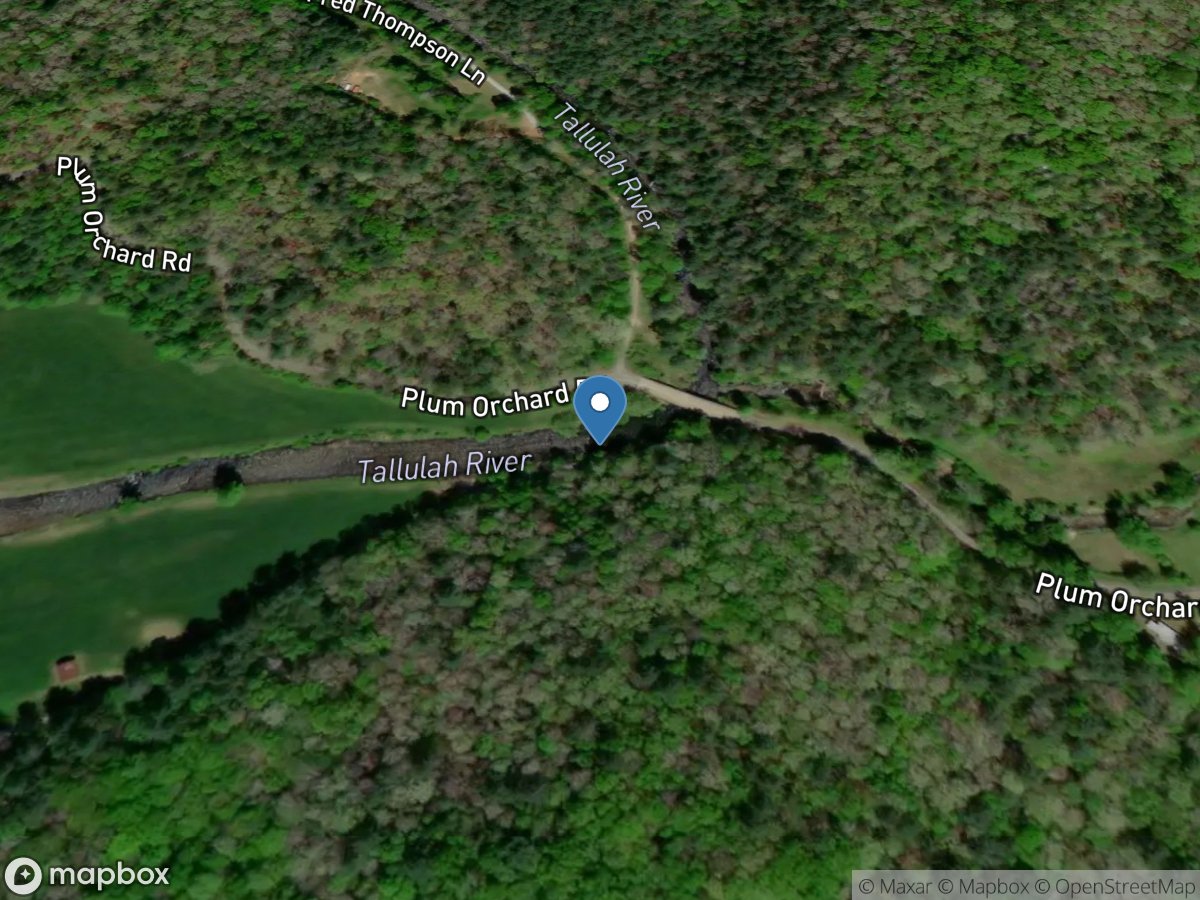 Tallulah River near Clayton, GA location