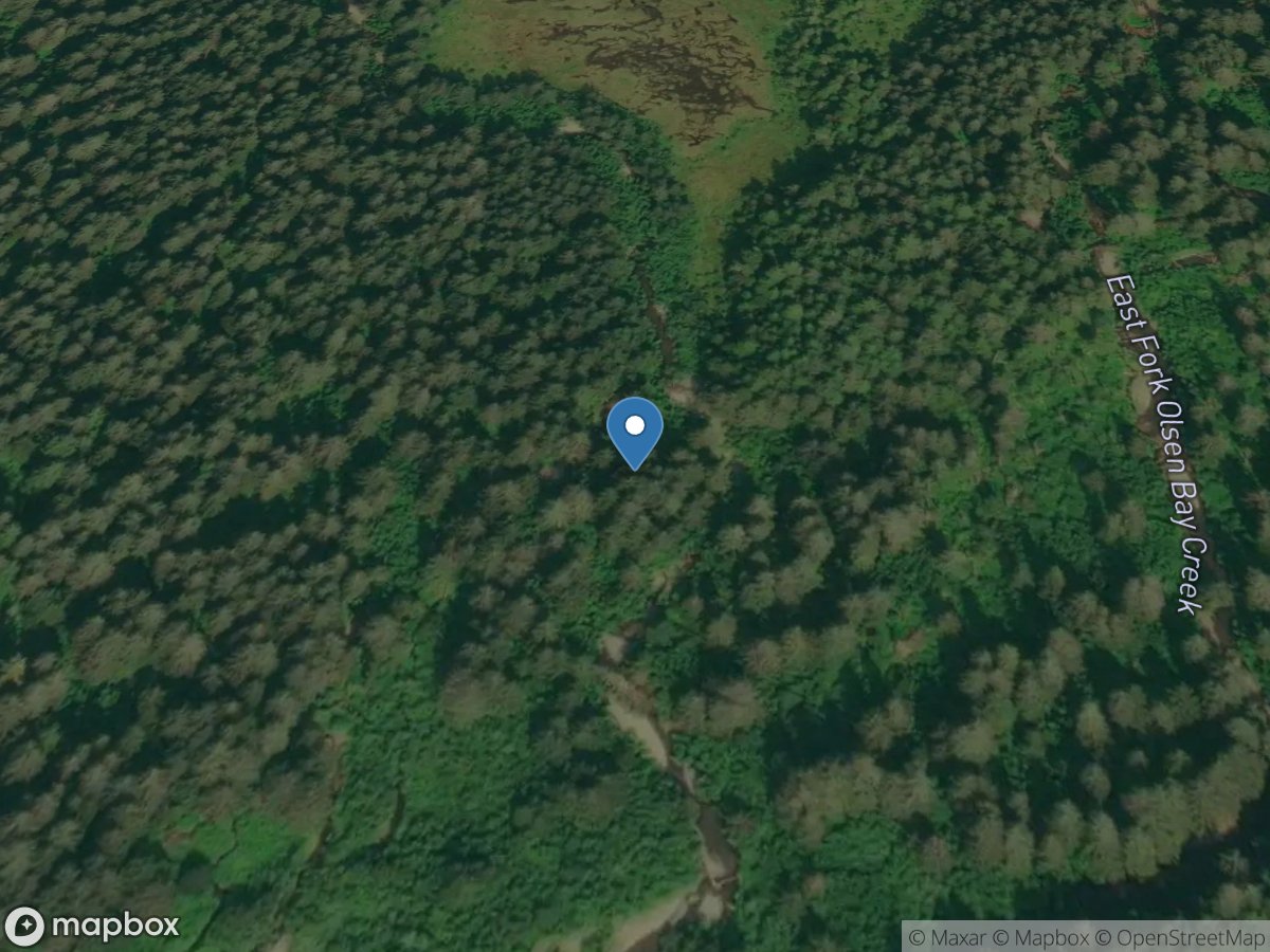 WF Olsen Bay Creek near Cordova AK location