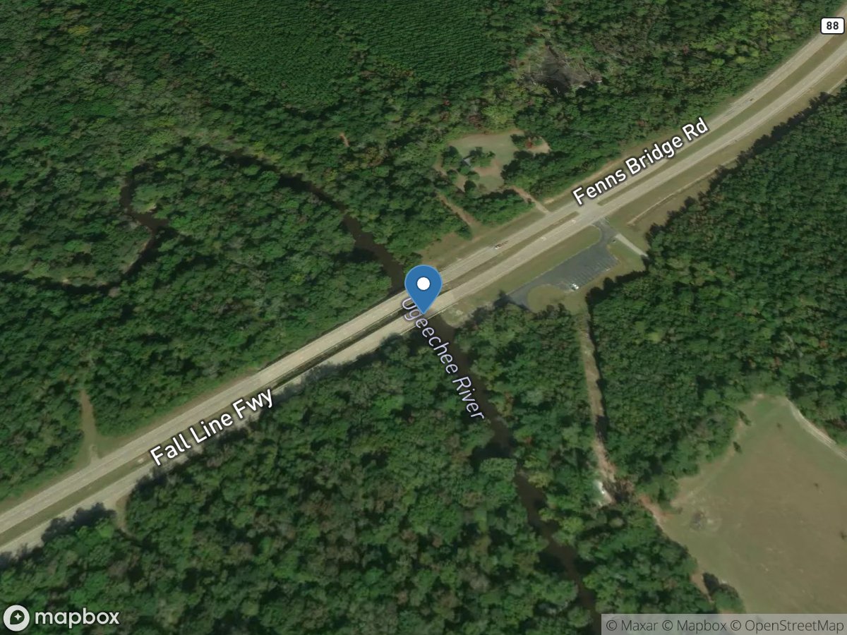 Ogeechee River at GA 88, near Grange, GA location