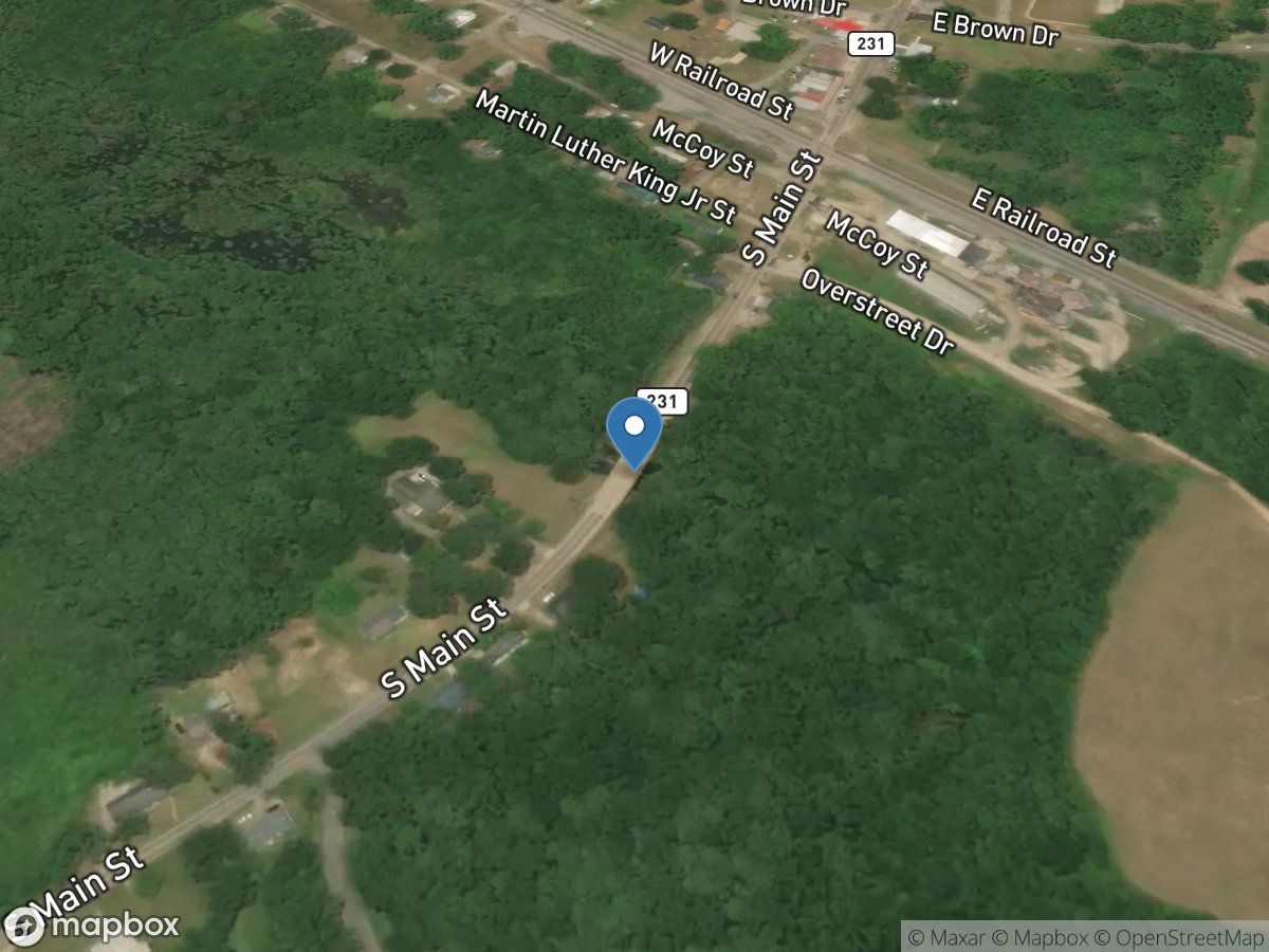 Williamson Swamp Creek at Davisboro, GA location